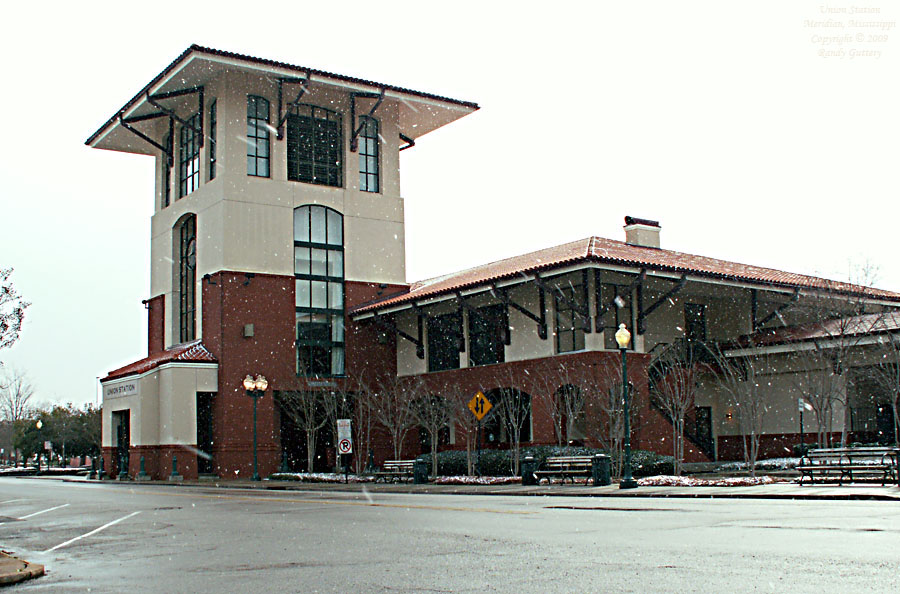 Rare snow fall - Meridian, MS