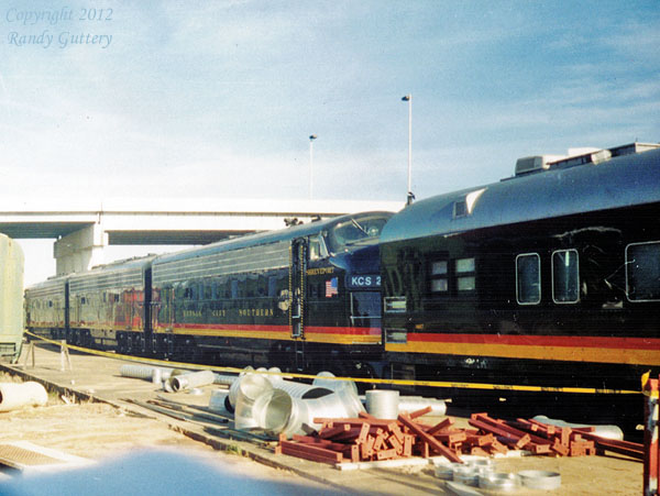 KCS  business train at Meridian, MS