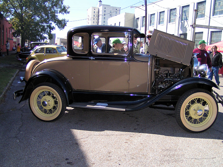 Several antique and collector cars are on display -Soule Live Steam Festival Meridian, MS 2010