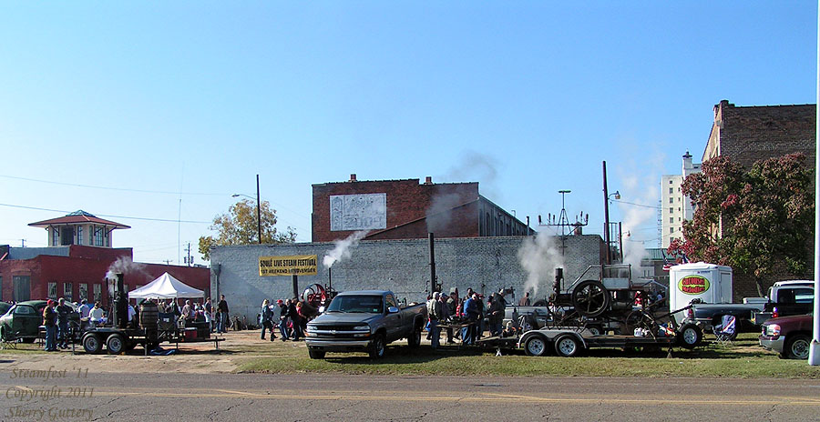 Outdoor display areas Soule Live Steam Festival Meridian, MS 2011