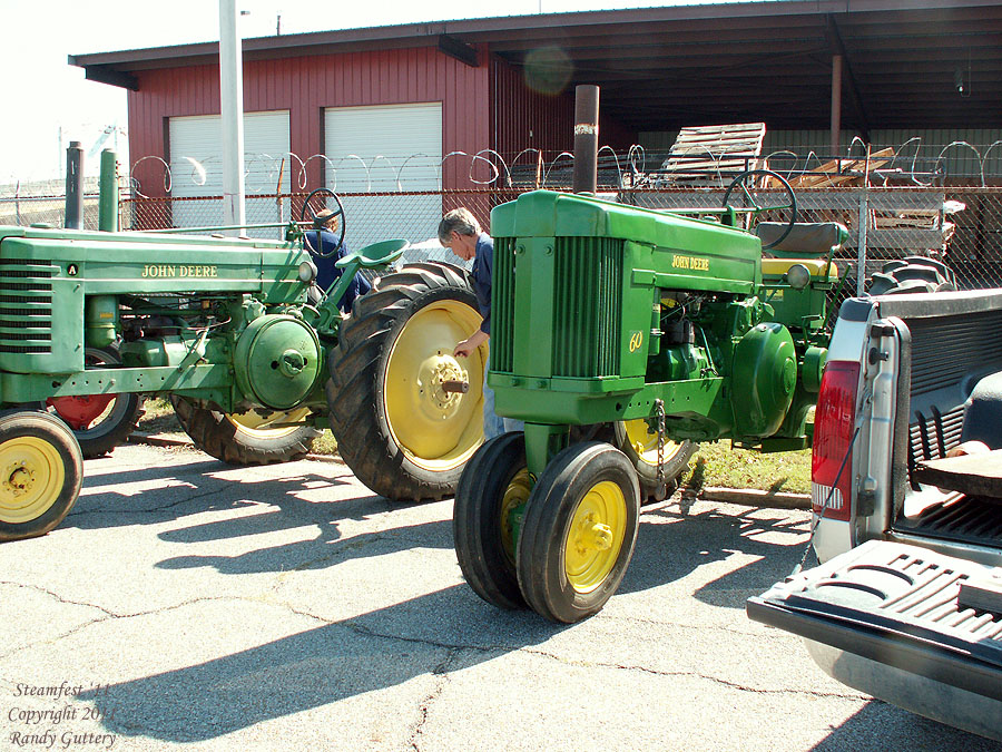 John Deere Tractors - Soule' Steamfest 2011