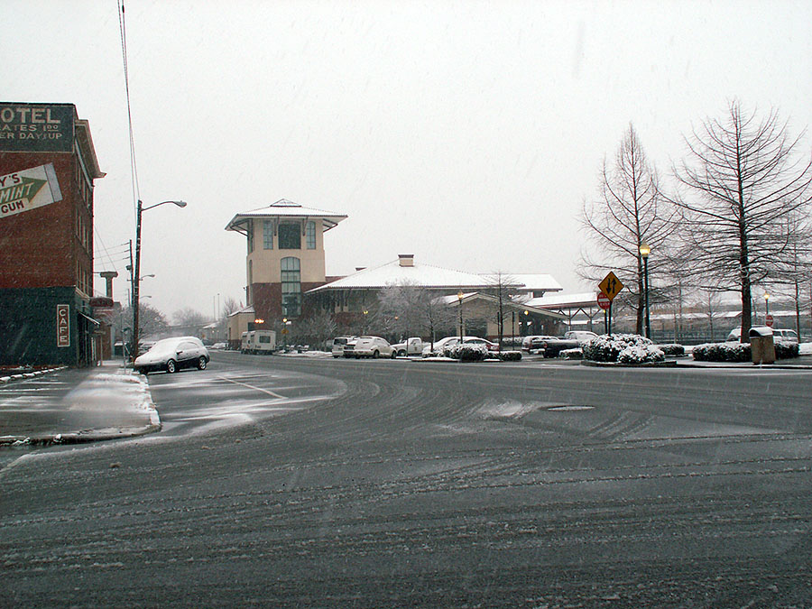 Rare snow fall/accumulation Meridian, MS