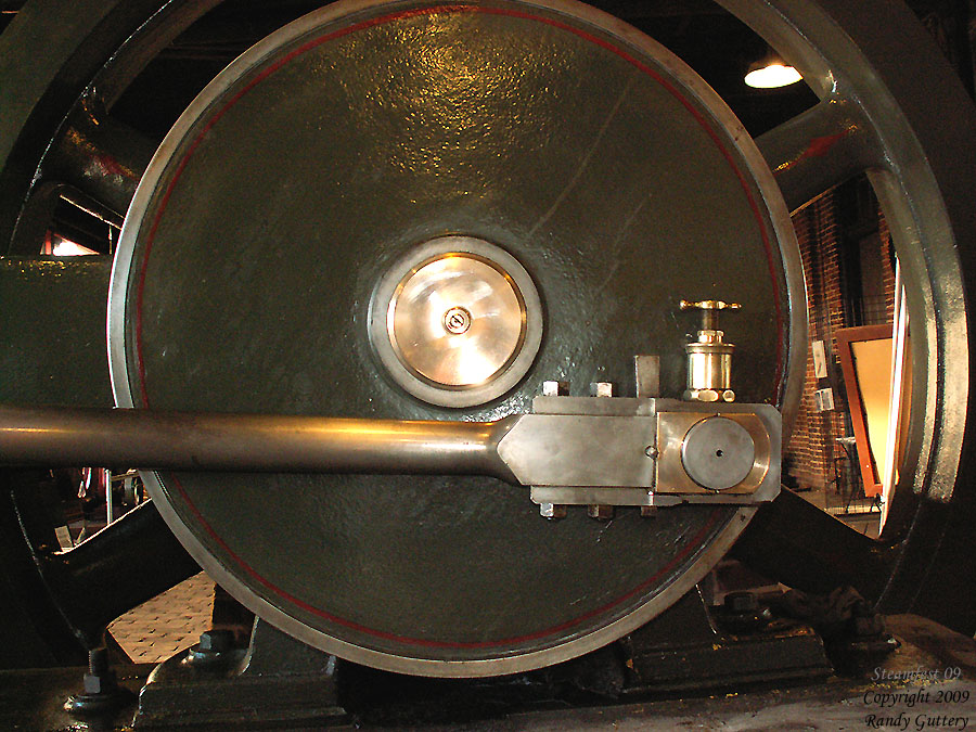 Watt Campbell "Corliss" engine - connecting rod and driven wheel Soule Live Steam Festival Meridian, MS 2009