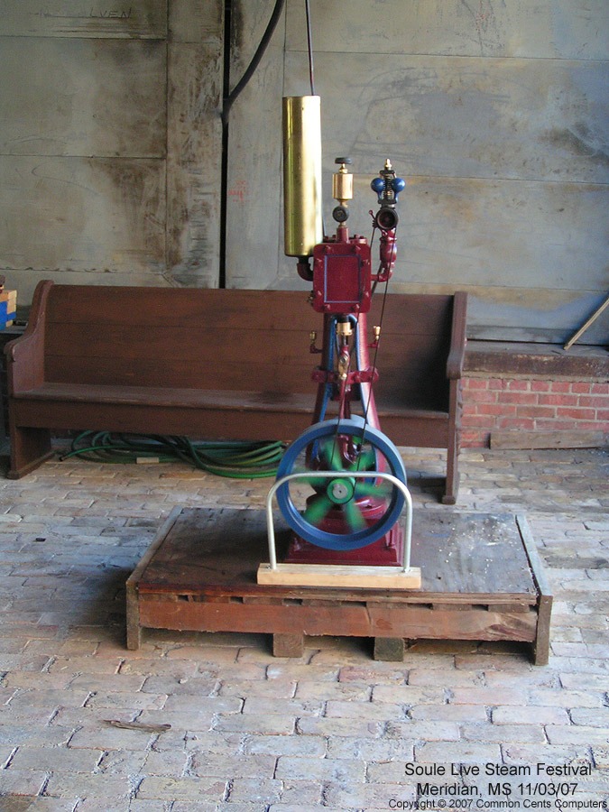 Verticle Engine - Soule Live Steam Festival Meridian, MS 2007