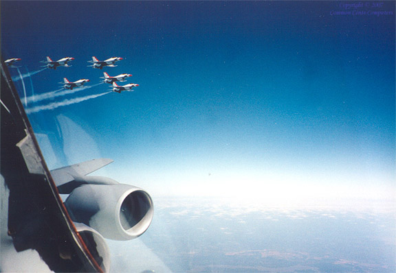 Thunderbirds mid-air refueling, meridian, ms