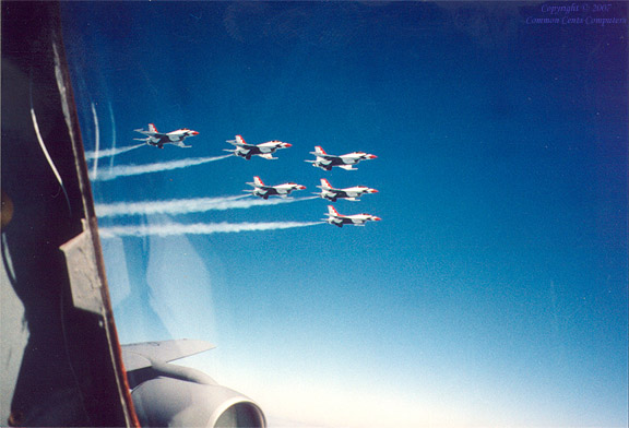 Thunderbirds mid-air refueling, meridian, ms