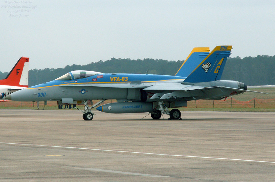 Rampagers FA-18 Hornet in dress uniform